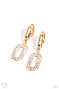 Linked Luxury - Gold Clip-Ons