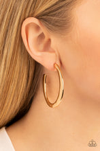 Load image into Gallery viewer, Learning Curve - Gold Hoops