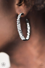 Load image into Gallery viewer, GLITZY By Association Hoops - Gunmetal