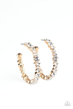Load image into Gallery viewer, Can I Have Your Attention? - Gold Hoops