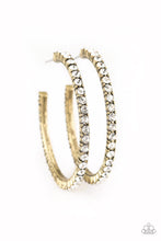 Load image into Gallery viewer, Must Be The Money - Brass Hoops
