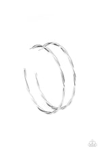 Load image into Gallery viewer, Out of Control Curves - Silver Hoops