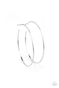 Very Curvaceous - Silver Hoops